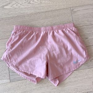 Nike running shorts, rose pink, size S